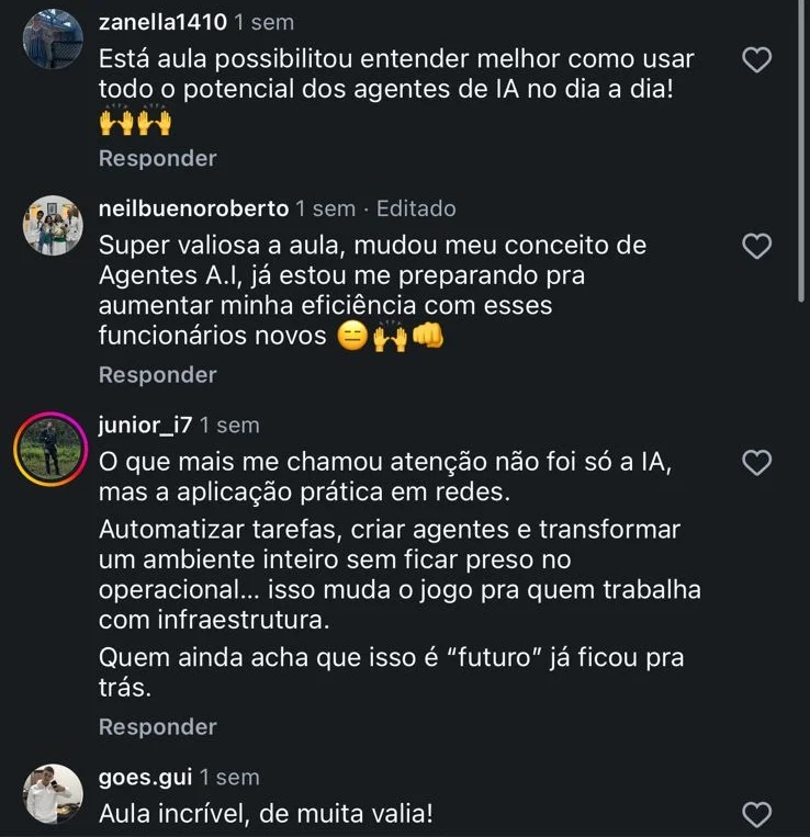Depoimento de aluno 9